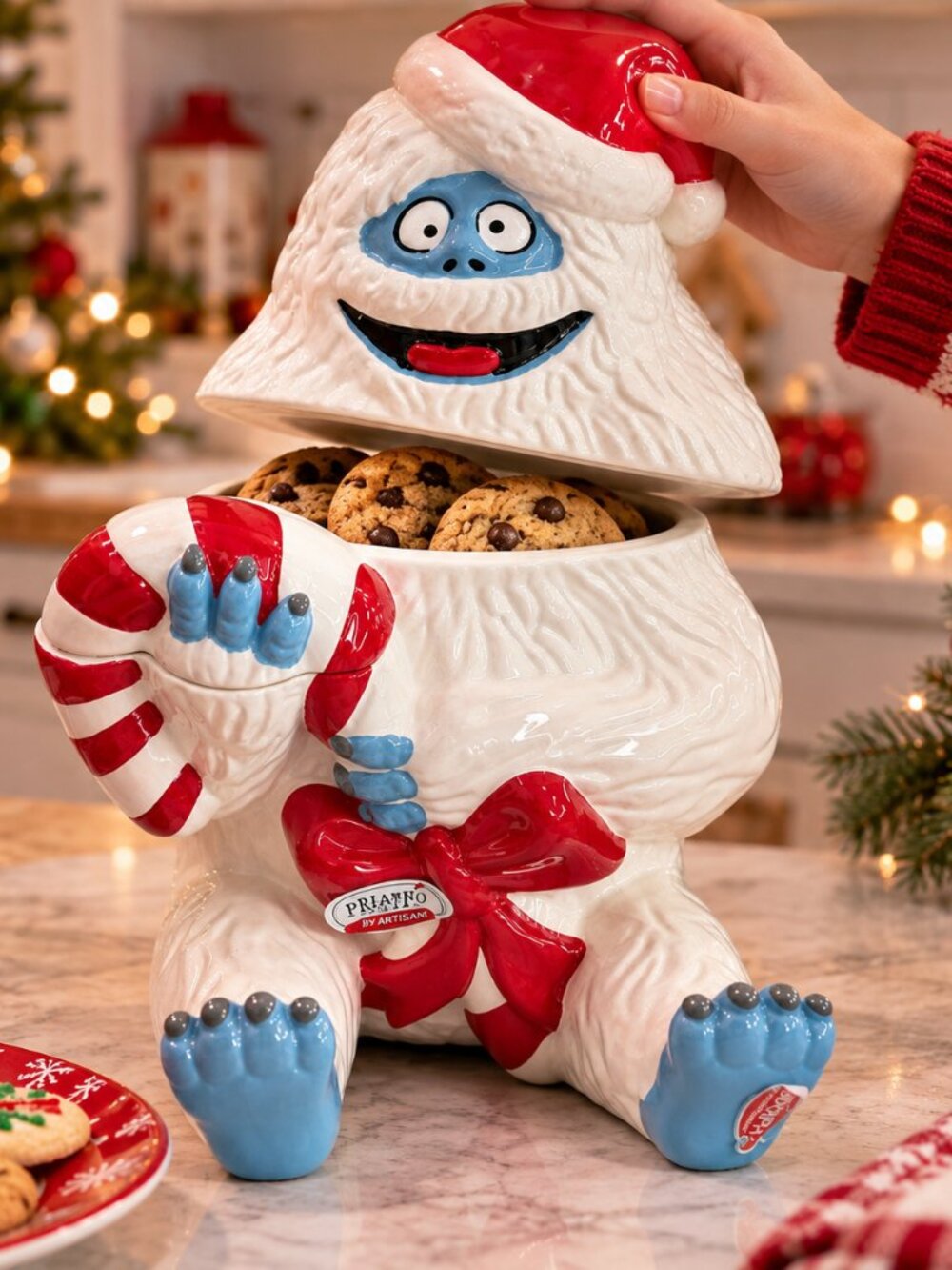Bumble Cookie Jar Large Rudolph The Red Nosed Reindeer Abominable Snowman NEW